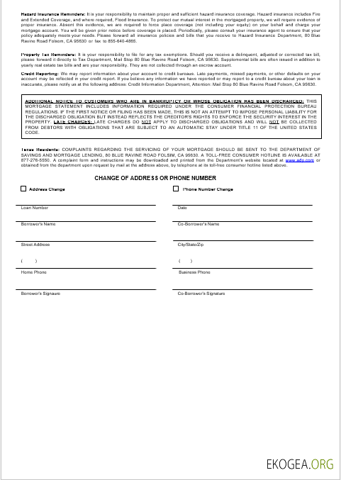 Relevé hypothécaire USA ADP aux formats Word et PDF 3